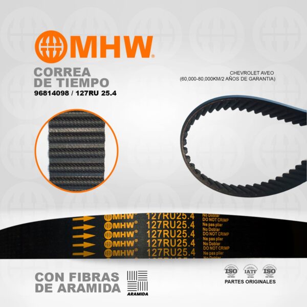 CORREA DE TIEMPO CHEVROLET AVEO/ MHW