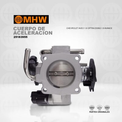 CUERPO DE ACELERACION CHEVROLET AVEO 1.6 OPTRA HATCHBACK 1.8 (3 TUBOS) MHW