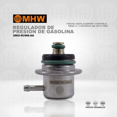 REGULADOR DE PRESION DE GASOLINA FORD FIESTA 1.6 03-08/ FORD KA/ ECOSPORT 1.6 04-13 FORD F150/F250/F350 5.4 99-04 2.7BAR MHW
