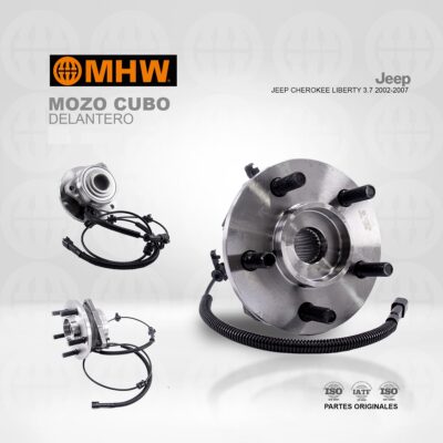 MOZO CUBO DELANTERO DERECHO JEEP CHEROKEE LIBERTY 3.7 2002-2007 MHW