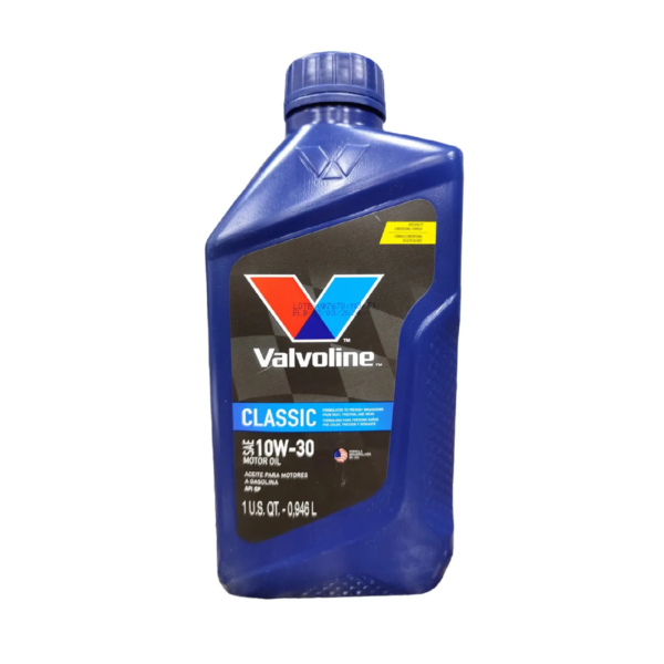 ACEITE 10W30 SINTÉTICO VALVOLINE