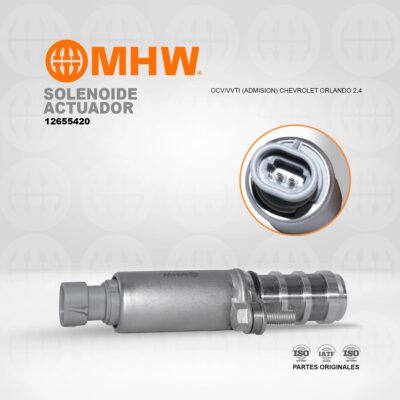 SOLENOIDE ACTUADOR OCV/VVTI (ADMISION) CHEVROLET ORLANDO 2.4 MHW