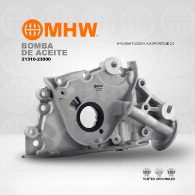 BOMBA DE ACEITE HYUNDAI TUCSON, KIA SPORTAGE 2.0 MHW