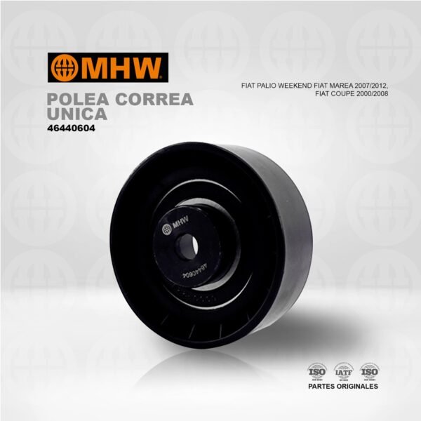 POLEA CORREA UNICA FIAT PALIO WEEKEND FIAT MAREA (07-12) FIAT COUPE (00-08) MHW
