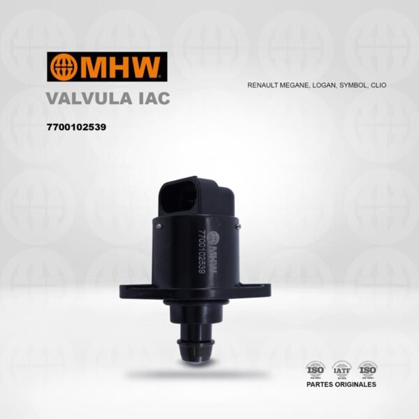 SENSOR IAC MINIMO RENAULT MEGANE / SYMBOL/ CLIO/KANGOO/SCENIC /TWINGO (16 VALVULA) ENERGY/R-19 1.6 MHW