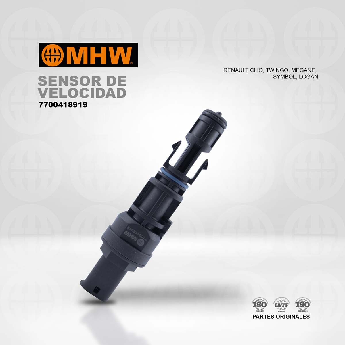 SENSOR DE VELOCIDAD RENAULT CLIO / TWINGO / MEGANE / SYMBOL / LOGAN MHW