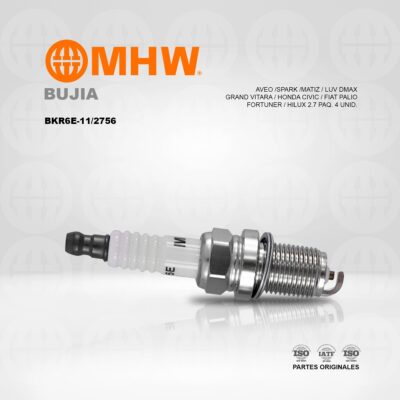 BUJIA AVEO /SPARK /MATIZ / LUV DMAX / GRAND VITARA/ HONDA CIVIC/ FIAT PALIO/ FORTUNER /MHW