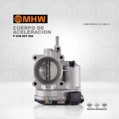 CUERPO DE ACELERACIÓN CHERY ARAUCA, X1, QQ6 1.3 MHW