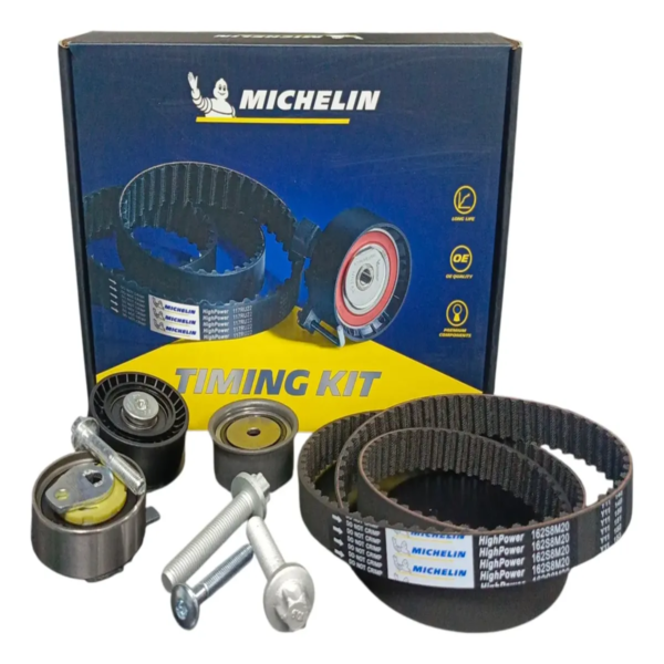 KIT CORREA DE TIEMPO OPTRA DESING ADVANCE HNBR C/TORNILLOS MICHELIN