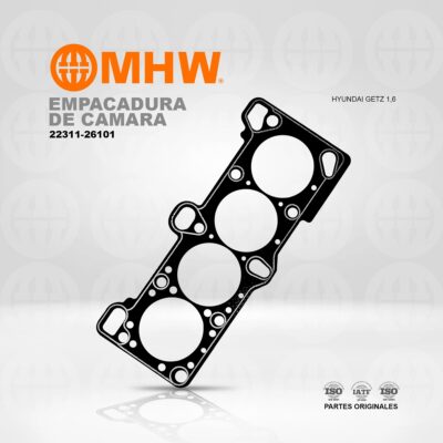 EMPACADURA DE CAMARA HYUNDAI GETZ 1.6 (AMIANTO) MHW