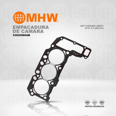 EMPACADURA DE CAMARA JEEP CHEROKEE LIBERTY KK 6V 3.7L (02-14) (AMIANTO) MHW