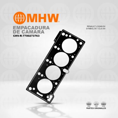 EMPACADURA DE CAMARA/ RENAULT LOGAN 8V /SYMBOL 8V /CLIO 8V (AMIANTO) MHW