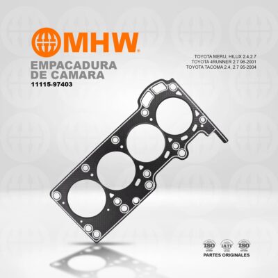 EMPACADURA DE CAMARA TOYOTA MERU, HILUX, 4RUNNER, TACOMA MHW