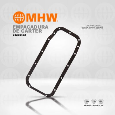 EMPACADURA DE CARTER CHEVROLET AVEO/ CORSA / OPTRA DESING MHW