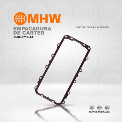 EMPACADURA DE CARTER MOTOR FORD EXPLORER TRITON FX4 FORTALEZA 4.6, 5.4 2006-2011 MHW