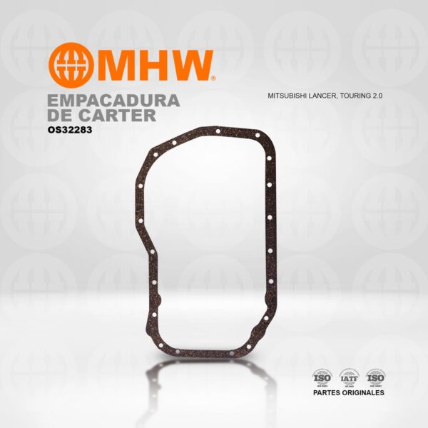 EMPACADURA DE CARTER MOTOR MITSUBISHI LANCER, TOURING 2.0 MHW