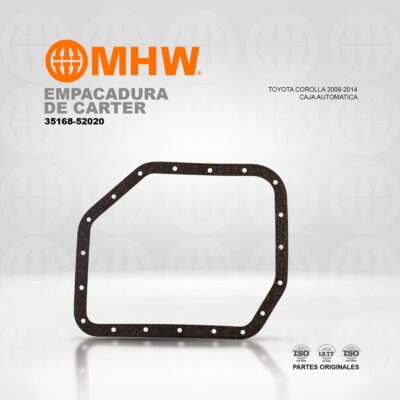 EMPACADURA DE CARTER TOYOTA COROLLA 2009-2014 CAJA AUTOMATICA MHW