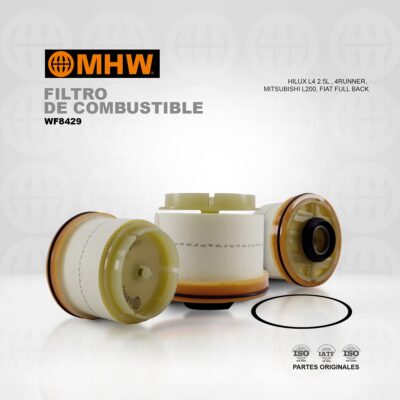FILTRO DE COMBUSTIBLE TOYOTA HILUX L4 2.5L , 4RUNNER, MITSUBISHI L200, FIAT FULL BACK MHW