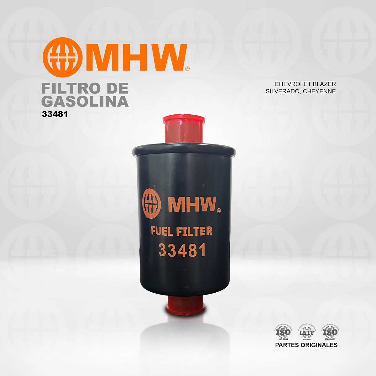 FILTRO DE GASOLINA/ PARA CHEVROLET BLAZER, SILVERADO, CHEYENNE/ MHW