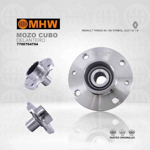 MOZO CUBO DELANTERO RENAULT TWINGO 8V, 16V/ MHW