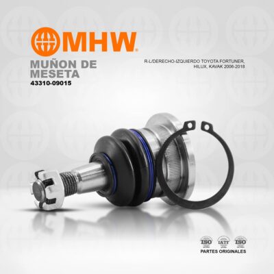 MUÑON DE MESETA SUPERIOR DERECHO-IZQUIERDO TOYOTA FORTUNER, HILUX, KAVAK, TACOMA 2006-2018 MHW