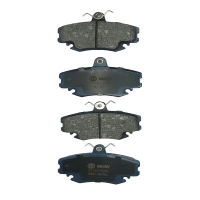 PASTILLA DE FRENO DELANTERA RENAULT LOGAN/ SYMBOL/ CLIO/ TWINGO COLOR GRIS/ SEMI-METALICA/ MHW