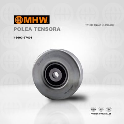 POLEA DE CORREA UNICA TOYOTA TERIOS 1.3 (2002-2003-2004-2005-2006-2007) MHW