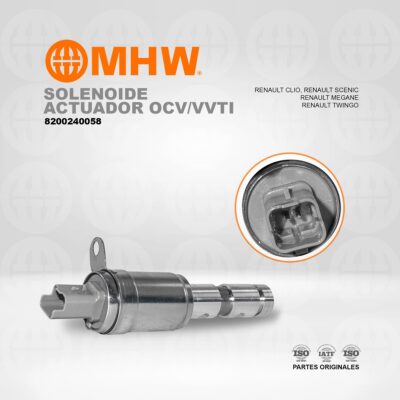 SOLENOIDE ACTUADOR OCV/VVTI RENAULT CLIO / RENAULT SCENIC/ RENAULT MEGANE/ RENAULT TWINGO MHW