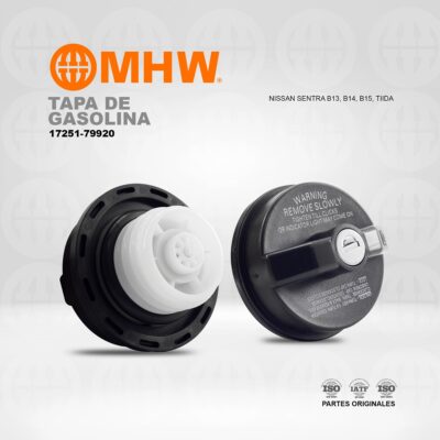 TAPA DE GASOLINA NISSAN SENTRA B13 B14 B15 TIIDA MHW