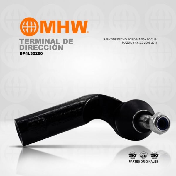 TERMINAL DE DIRECCIÓN DERECHO MAZDA 3 2005-2011, FORD FOCUS 09-12 MHW