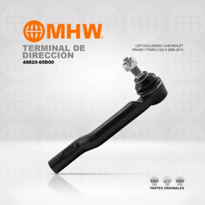 TERMINAL DE DIRECCION IZQUIERDO CHEVROLET GRAND VITARA 1.6, XI5, XI7 2.0/ 2.5/ 2.7 99-07 MHW