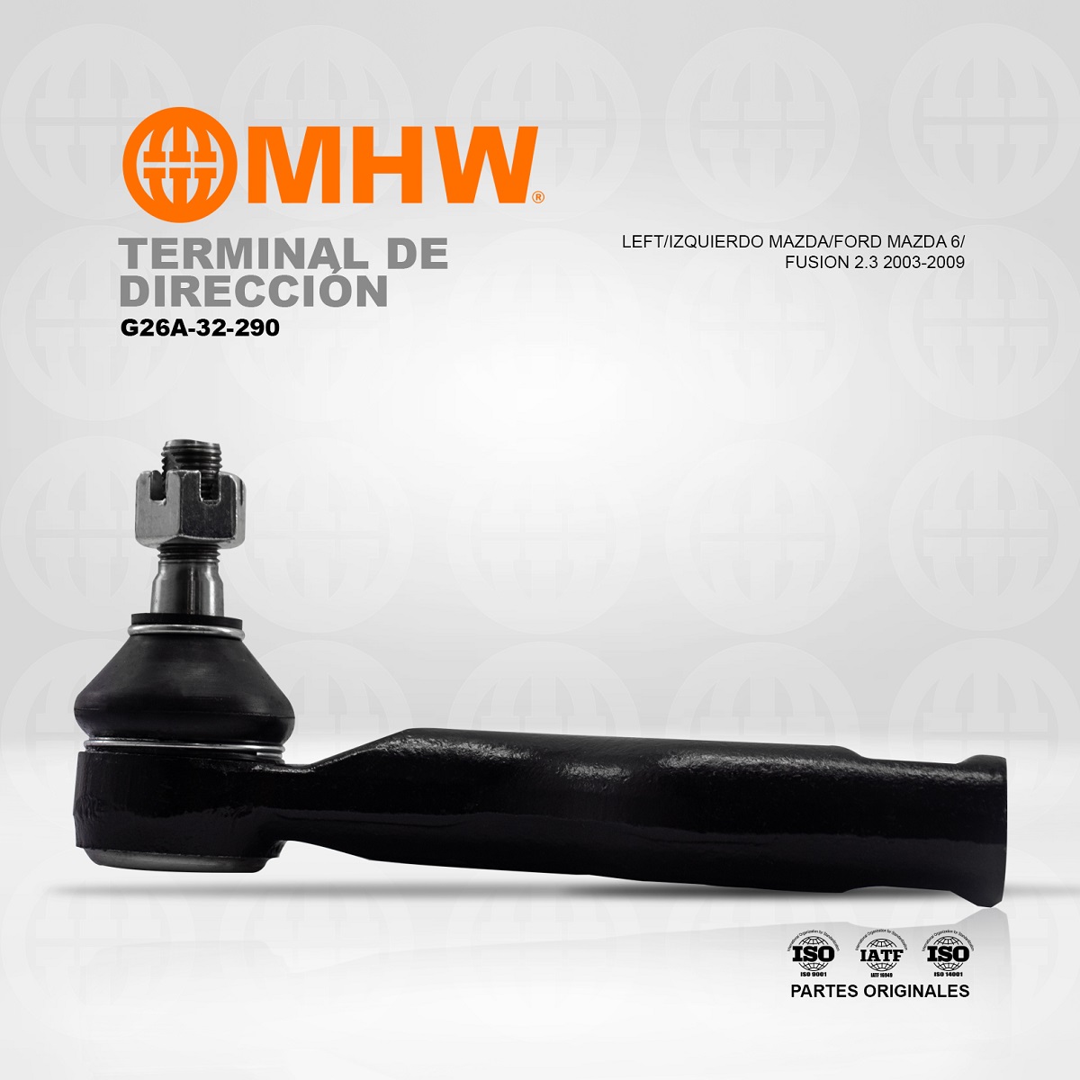 TERMINAL DE DIRECCIÓN LEFT/IZQUIERDO MAZDA/FORD MAZDA 6/FUSION 2003-2009 MHW