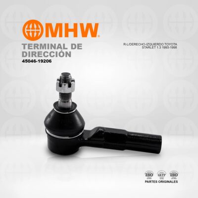TERMINAL DE DIRECCIÓN R-L/DERECHO-IZQUIERDO TOYOTA STARLET 1993-1998 MHW