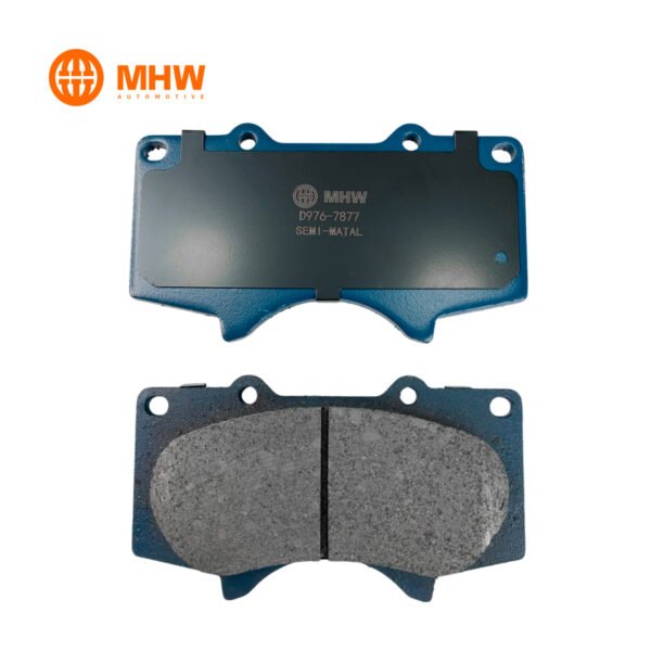 PASTILLA DE FRENO DELANTERA TOYOTA HILUX /4RUNNER (03-06) FORTUNER /TUNDRA CAJA COLOR GRIS (SEMI-METALICA) MHW