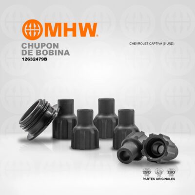 CHUPÓN DE BOBINA CHEVROLET CAPTIVA PAQUETE DE 6 UNIDADES MHW