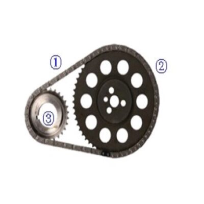 KIT CADENA DE TIEMPO CHEVROLET BLAZER 4.3 99-05 V6 MOTOR 262 VORTEC, CADENA FINA 3PZAS TVA