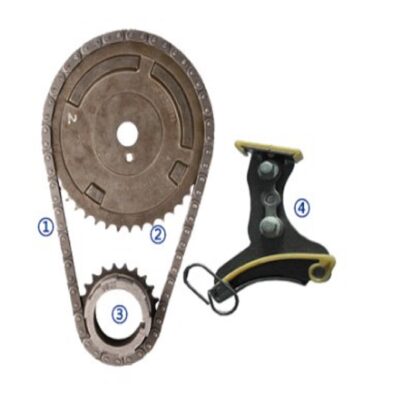 KIT CADENA DE TIEMPO CHEVROLET TAHOE / AVALANCHE 5.3 / IMPALA 5.3 V8 325CID / TRAIL BLAZER V8 4 PZAS TVA