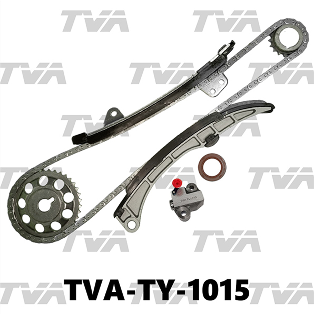 KIT CADENA DE TIEMPO TOYOTA YARIS 1.5 BELTA 06-09 1NZ-FE 7 PZAS (CADENA 124) TVA