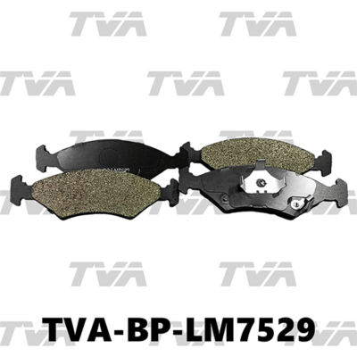 PASTILLA FRENO FORD FIESTA 97-06 / KA 00-06 / SEPHIA UNO METALICA DEL TVA