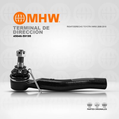 TERMINAL DE DIRECCIÓN RIGHT/DERECHO TOYOTA YARIS 2006-2010 MHW