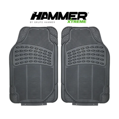 ALFOMBRA UNIVERSAL (3PIEZAS) GOMA NEGRA HAMMER