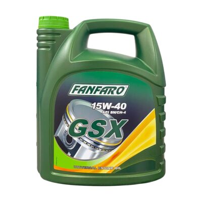 ACEITE MINERAL MOTOR DIESEL / GASOLINA GSX SAE 15W-40 API SN/CH-4 DE 4 LT  FANFARO