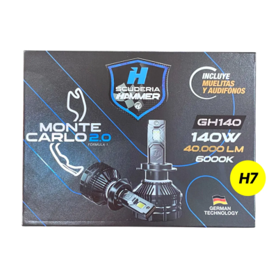 BOMBILLO LED 2.0 H7 6500K 140W (40.000 LM) HAMMER