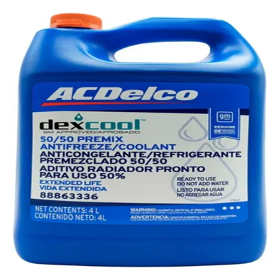 REFRIGERANTE ANARANJADO ACDELCO DEX-COOL 50/50 4LT 