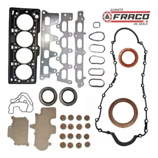 JUEGO DE EMPACADURA RENAULT SYMBOL / MEGANE / KANGOO 16 VAL 1.4/1.6 4L K4M 04-10 FRACO